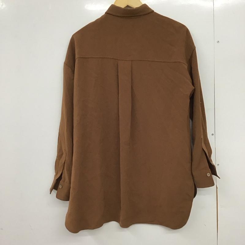 ビームスライツ BEAMS LIGHTS シャツ、ブラウス 長袖 38 無地 茶 / ブラウン /  レディース USED 古着 中古 10149791