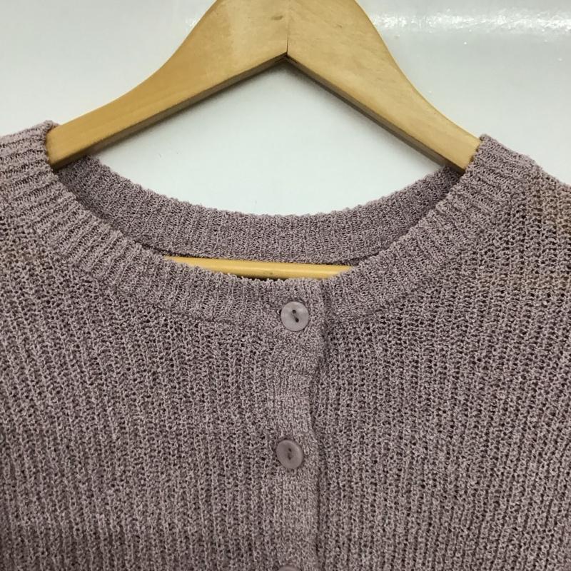 アルシーヴ archives カーディガン 長袖 M 無地 桃 / ピンク /  レディース USED 古着 中古 10149794