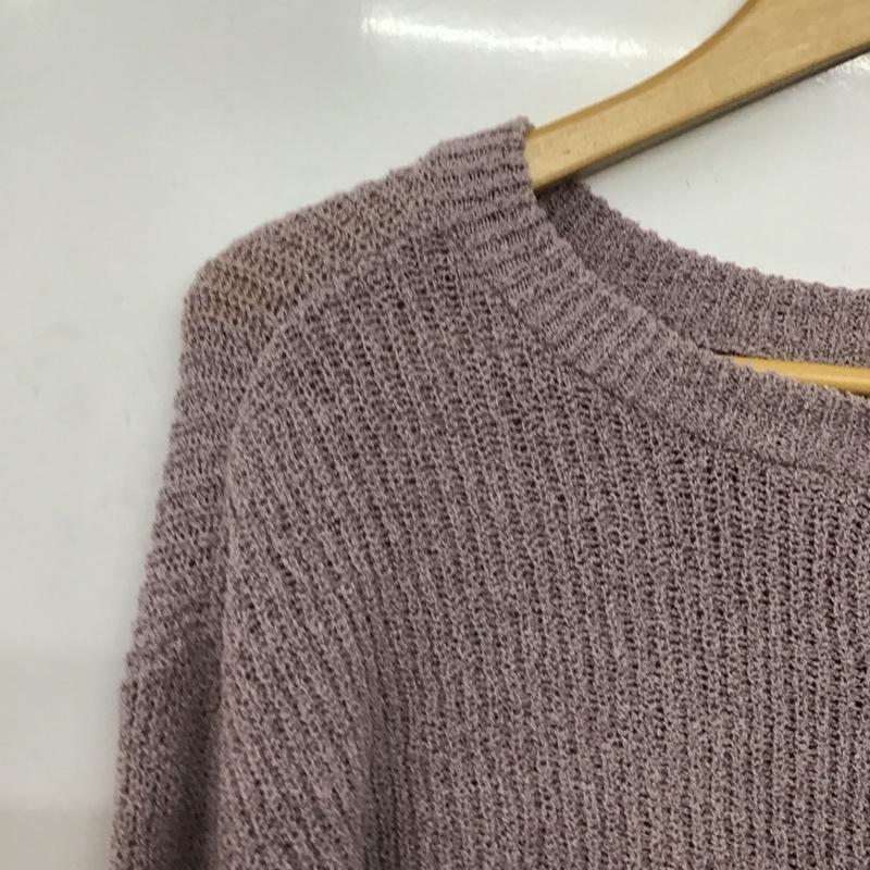 アルシーヴ archives カーディガン 長袖 M 無地 桃 / ピンク /  レディース USED 古着 中古 10149794