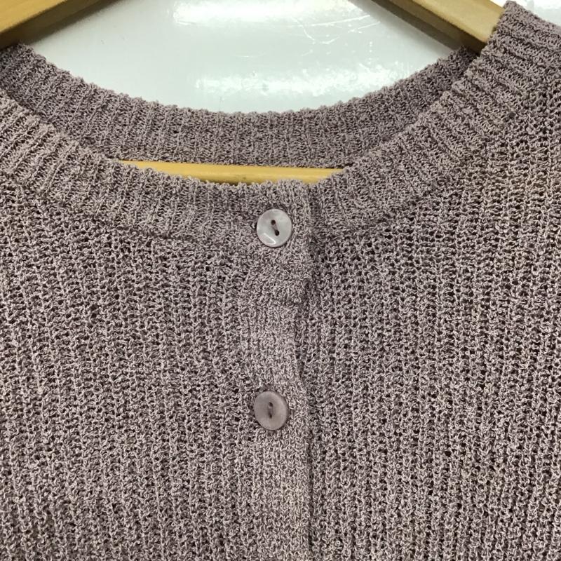 アルシーヴ archives カーディガン 長袖 M 無地 桃 / ピンク /  レディース USED 古着 中古 10149794