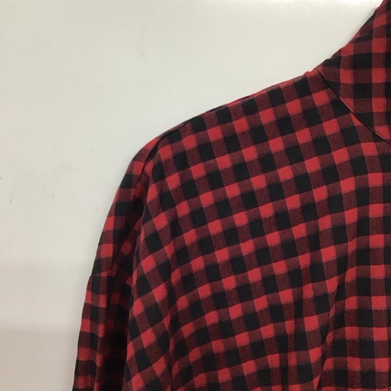 ザラ ZARA シャツ、ブラウス 長袖 XL チェック マルチカラー / マルチカラー /  レディース USED 古着 中古 10149795