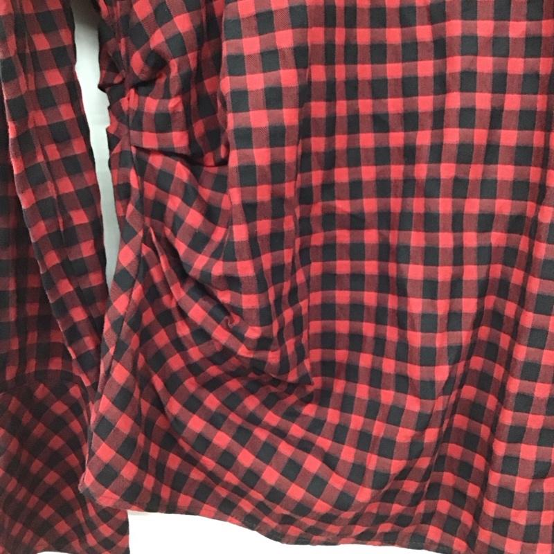ザラ ZARA シャツ、ブラウス 長袖 XL チェック マルチカラー / マルチカラー /  レディース USED 古着 中古 10149795