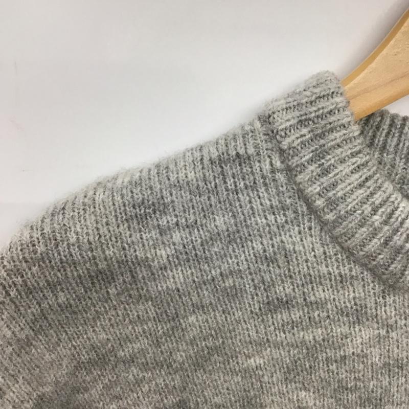 ザラ ZARA ニット、セーター 長袖 S 無地 灰 / グレー /  レディース USED 古着 中古 10149797