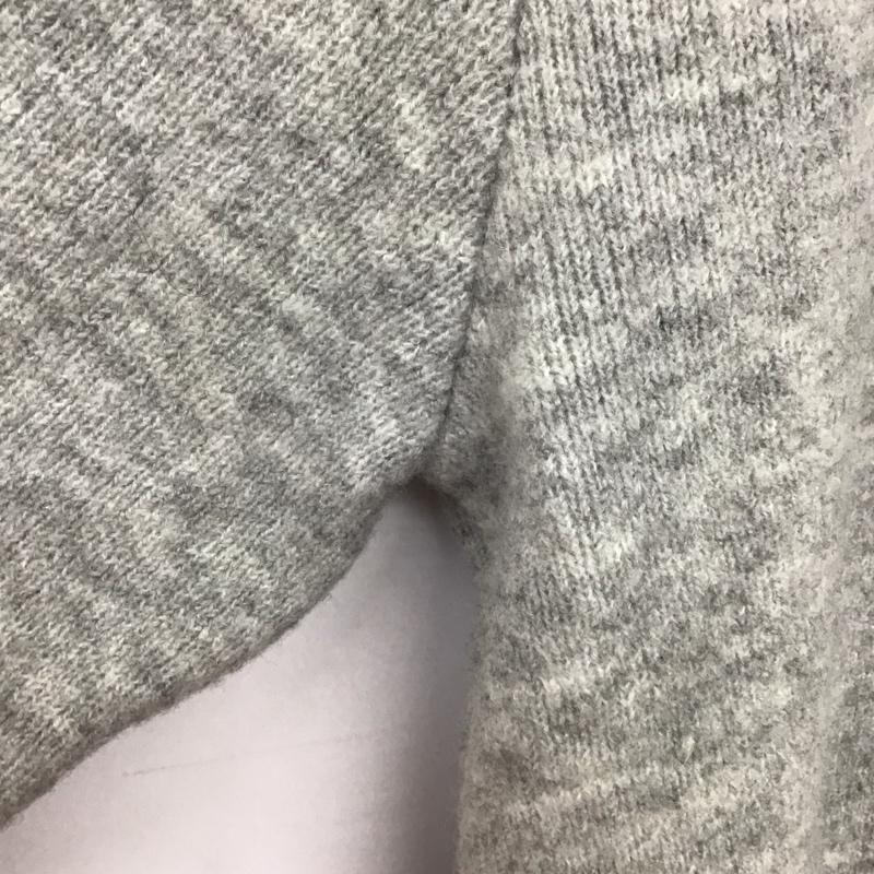 ザラ ZARA ニット、セーター 長袖 S 無地 灰 / グレー /  レディース USED 古着 中古 10149797