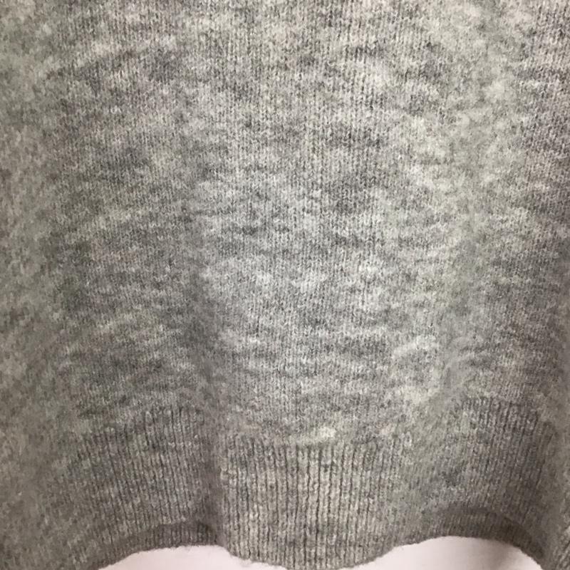 ザラ ZARA ニット、セーター 長袖 S 無地 灰 / グレー /  レディース USED 古着 中古 10149797
