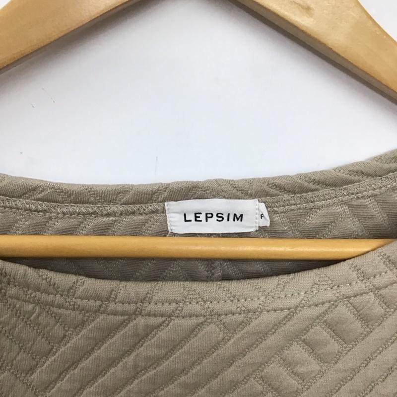 レプシィム LEPSIM カットソー 長袖 FREE 無地 灰 / グレー /  レディース USED 古着 中古 10149798
