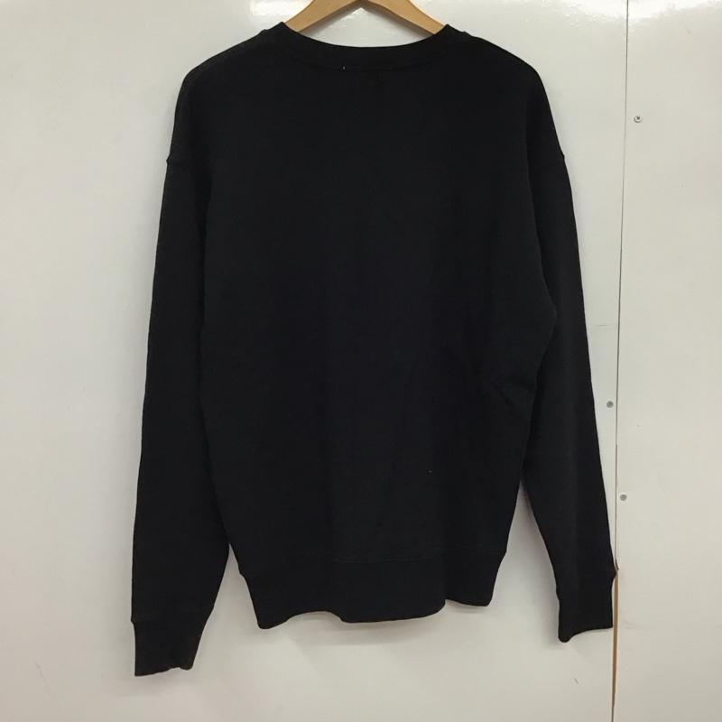 ミルクフェド MILKFED. トレーナー 長袖 M 無地 黒 / ブラック /  レディース USED 古着 中古 10149801