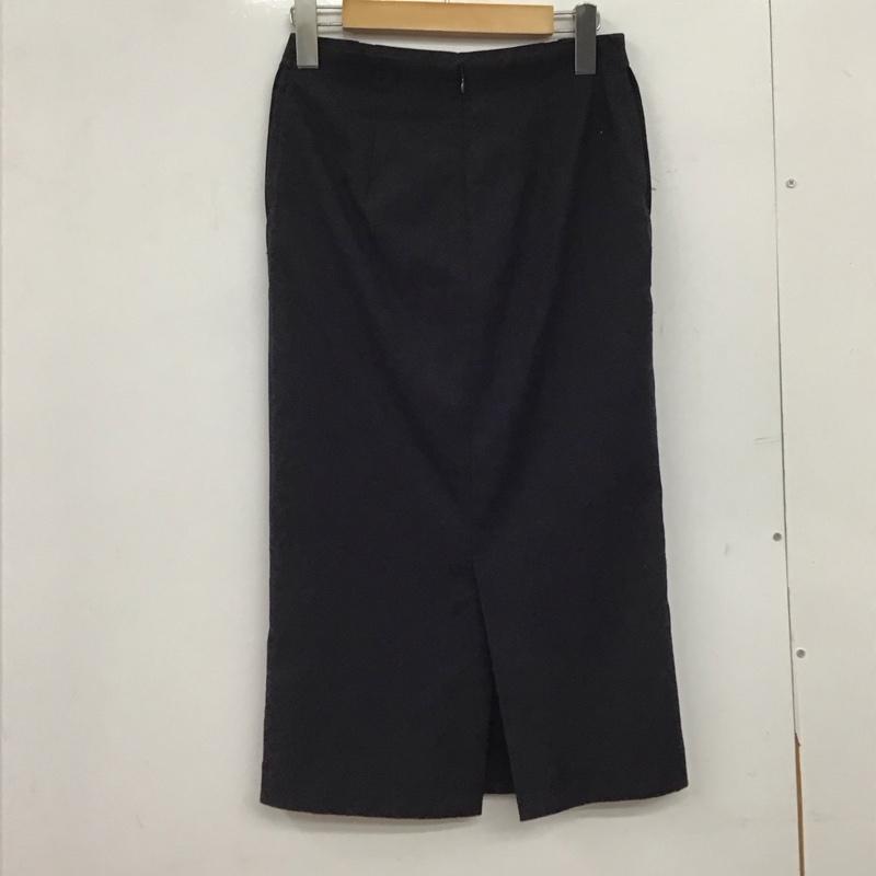 スピック＆スパン Spick & Span スカート ひざ丈スカート 34 無地 黒 / ブラック /  レディース USED 古着 中古 10149803