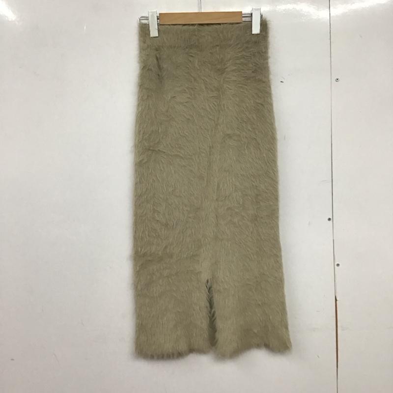 マウジー MOUSSY スカート ロングスカート 010aas70-6790-1 1 無地 ベージュ / ベージュ /  レディース USED 古着 中古 10149804