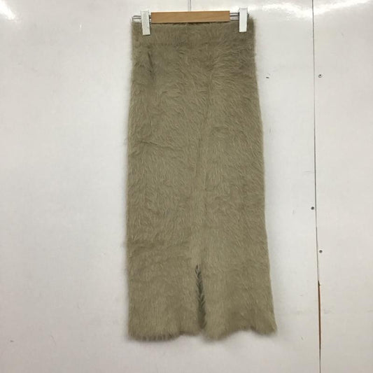 マウジー MOUSSY スカート ロングスカート 010aas70-6790-1 1 無地 ベージュ / ベージュ /  レディース USED 古着 中古 10149804