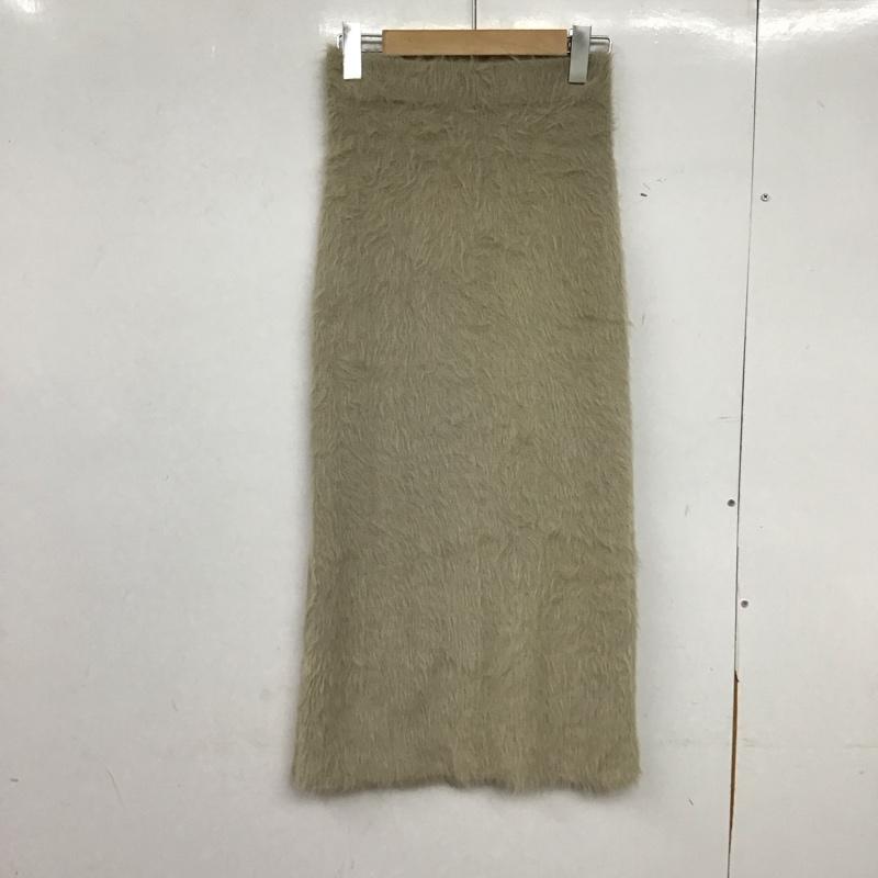 マウジー MOUSSY スカート ロングスカート 010aas70-6790-1 1 無地 ベージュ / ベージュ /  レディース USED 古着 中古 10149804