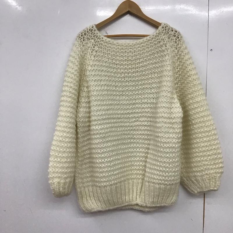 スナイデル SNIDEL ニット、セーター 長袖 swnt185069 モヘヤローゲージハンドニット SWNT185069 FREE 無地 アイボリー / アイボリー /  レディース USED 古着 中古 10149805