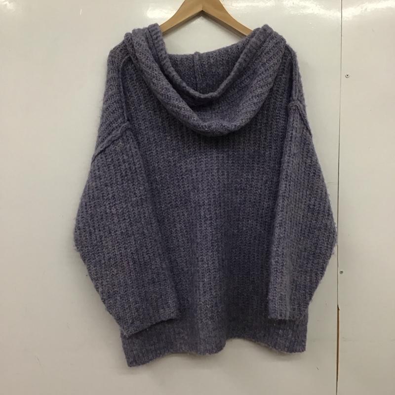 ローリーズファーム LOWRYS FARM ニット、セーター 長袖 FREE 無地 紫 / パープル /  レディース USED 古着 中古 10149806