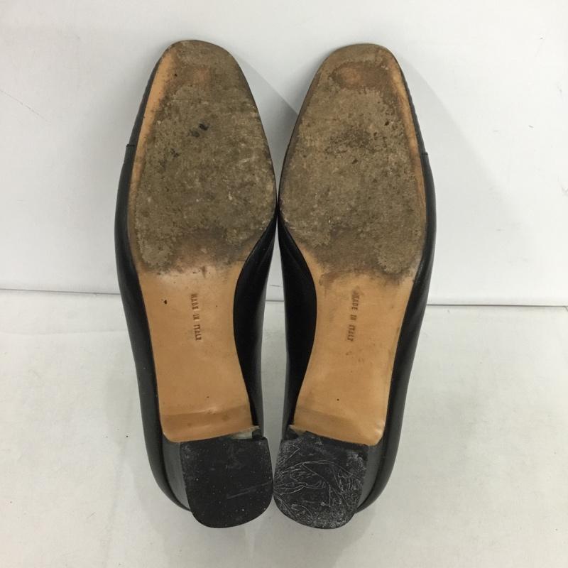 サルヴァトーレフェラガモ Salvatore Ferragamo パンプス パンプス 無地 黒 / ブラック / X 金 / ゴールド /  メンズ USED 古着 中古 10149808