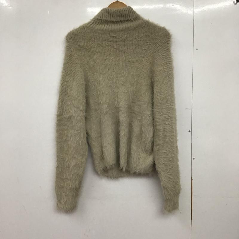 マウジー MOUSSY ニット、セーター 長袖 010AAS70-5410 SHAGGY RIB BOTTLE NECK TOP シャギーリブボトルネックトップ FREE 無地 ベージュ / ベージュ /  レディース USED 古着 中古 10149813