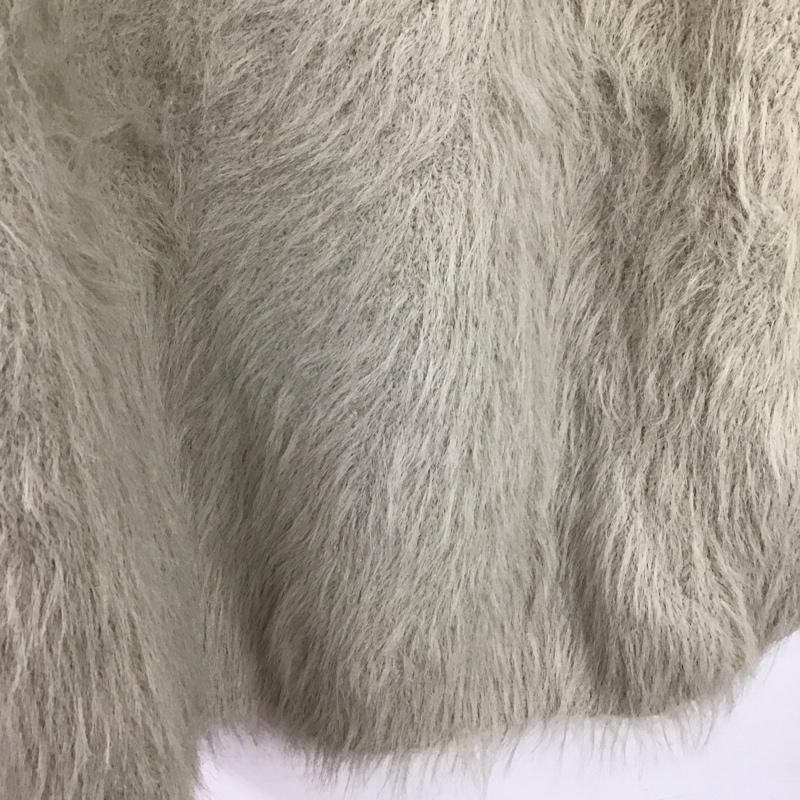 マウジー MOUSSY ニット、セーター 長袖 010AAS70-5410 SHAGGY RIB BOTTLE NECK TOP シャギーリブボトルネックトップ FREE 無地 ベージュ / ベージュ /  レディース USED 古着 中古 10149813