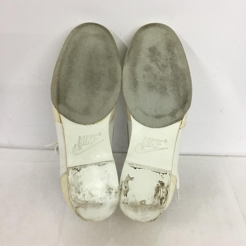 ナイキ NIKE スニーカー スニーカー ボウリングシューズ 80s 80年代 US8 ヴィンテージ 観賞用 US：8 ロゴ、文字 白 / ホワイト / X 灰 / グレー /  メンズ USED 古着 中古 10149816