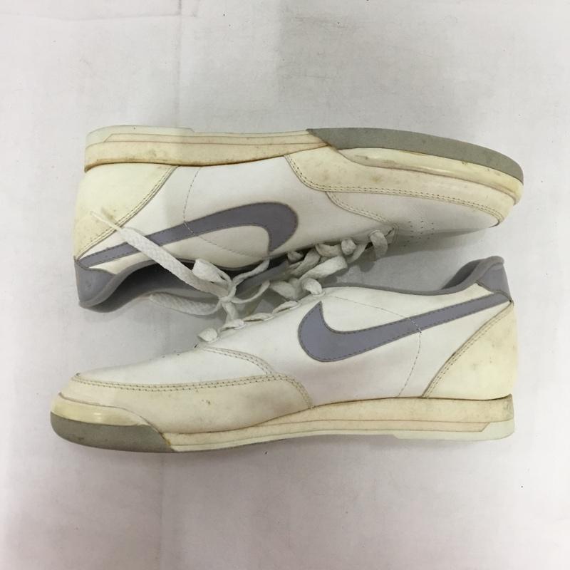 ナイキ NIKE スニーカー スニーカー ボウリングシューズ 80s 80年代 US8 ヴィンテージ 観賞用 US：8 ロゴ、文字 白 / ホワイト / X 灰 / グレー /  メンズ USED 古着 中古 10149816