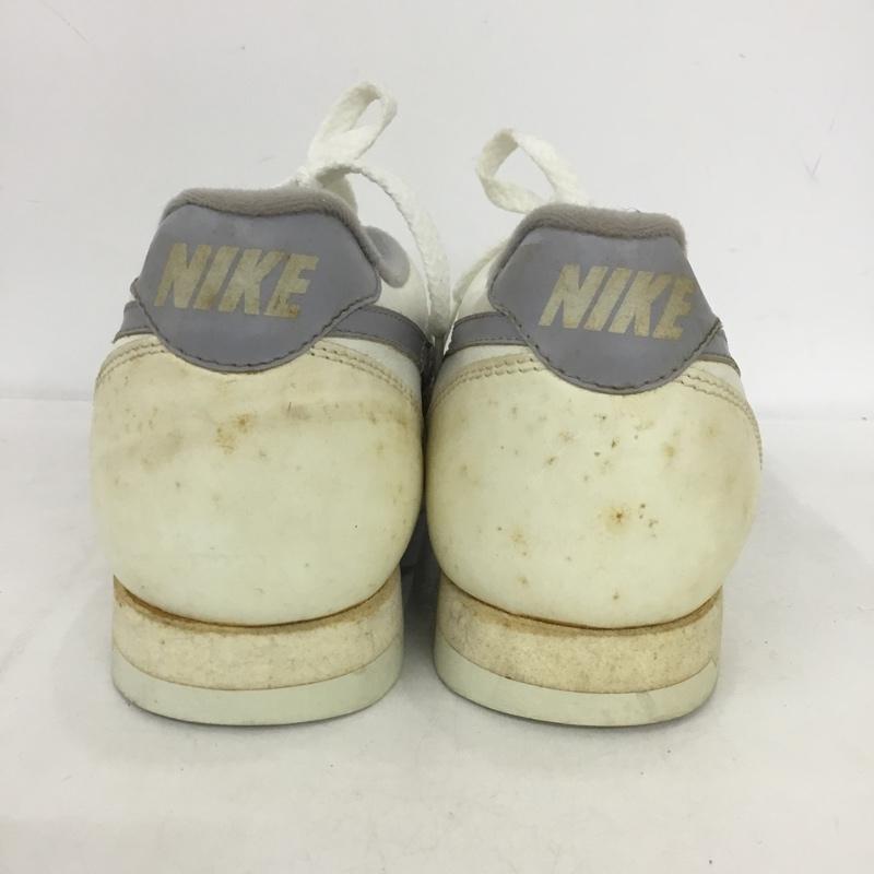 ナイキ NIKE スニーカー スニーカー ボウリングシューズ 80s 80年代 US8 ヴィンテージ 観賞用 US：8 ロゴ、文字 白 / ホワイト / X 灰 / グレー /  メンズ USED 古着 中古 10149816