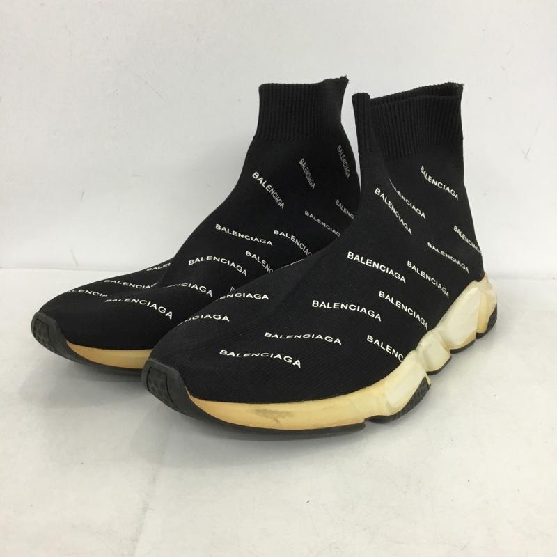 バレンシアガ BALENCIAGA スニーカー スニーカー 44 ハイカット ロゴ、文字 黒 / ブラック /  メンズ USED 古着 中古 10149822