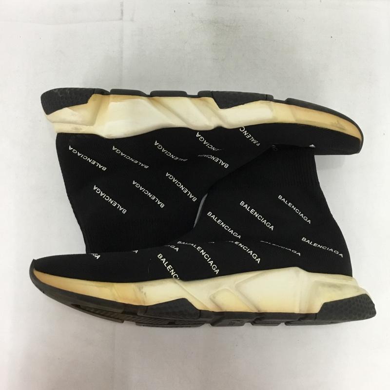 バレンシアガ BALENCIAGA スニーカー スニーカー 44 ハイカット ロゴ、文字 黒 / ブラック /  メンズ USED 古着 中古 10149822
