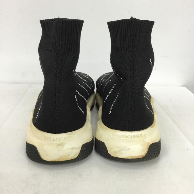 バレンシアガ BALENCIAGA スニーカー スニーカー 44 ハイカット ロゴ、文字 黒 / ブラック /  メンズ USED 古着 中古 10149822