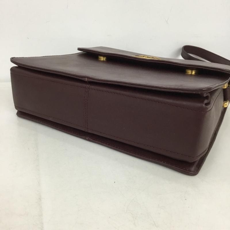 古着 USED ショルダーバッグ ショルダーバッグ Valentino Orlandi イタリア製 ロゴ、文字 えんじ / ワインレッド /  レディース USED 古着 中古 10149832