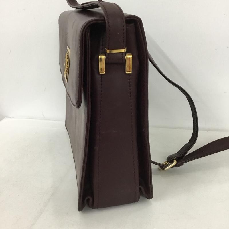 古着 USED ショルダーバッグ ショルダーバッグ Valentino Orlandi イタリア製 ロゴ、文字 えんじ / ワインレッド /  レディース USED 古着 中古 10149832