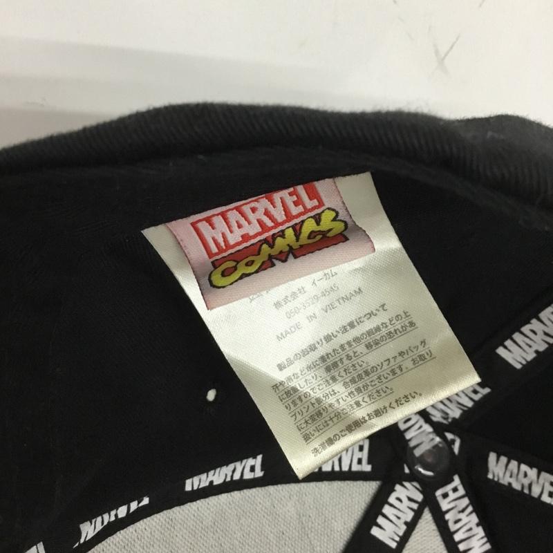マーベル MARVEL 帽子 キャップ アメコミ ロゴ、文字 黒 / ブラック / X 桃 / ピンク /  メンズ USED 古着 中古 10149838