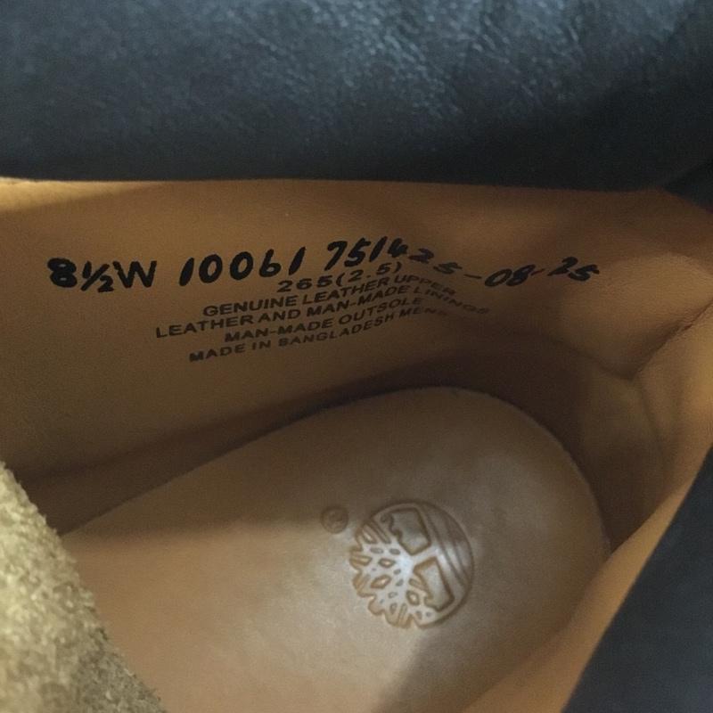 ティンバーランド Timberland ブーツ ショートブーツ 10061 6インチ プレミアム ウォータープルーフブーツ 8.5W 箱有 ワンポイント キャメル / キャメル /  メンズ USED 古着 中古 10149847