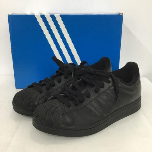 アディダス adidas スニーカー スニーカー JI0081 スーパースター2 Superstar 2 27cm 箱有 27.0cm ロゴ、文字 黒 / ブラック /  メンズ USED 古着 中古 10149848