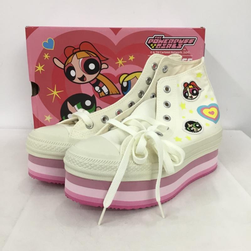 コンバース CONVERSE スニーカー スニーカー 5SE182 ALL STAR CHUNKYLINE HI パワーパフ ガールズ 厚底ソール 25cm 箱有 25.0cm キャラクター マルチカラー / マルチカラー /  レディース USED 古着 中古 10149849
