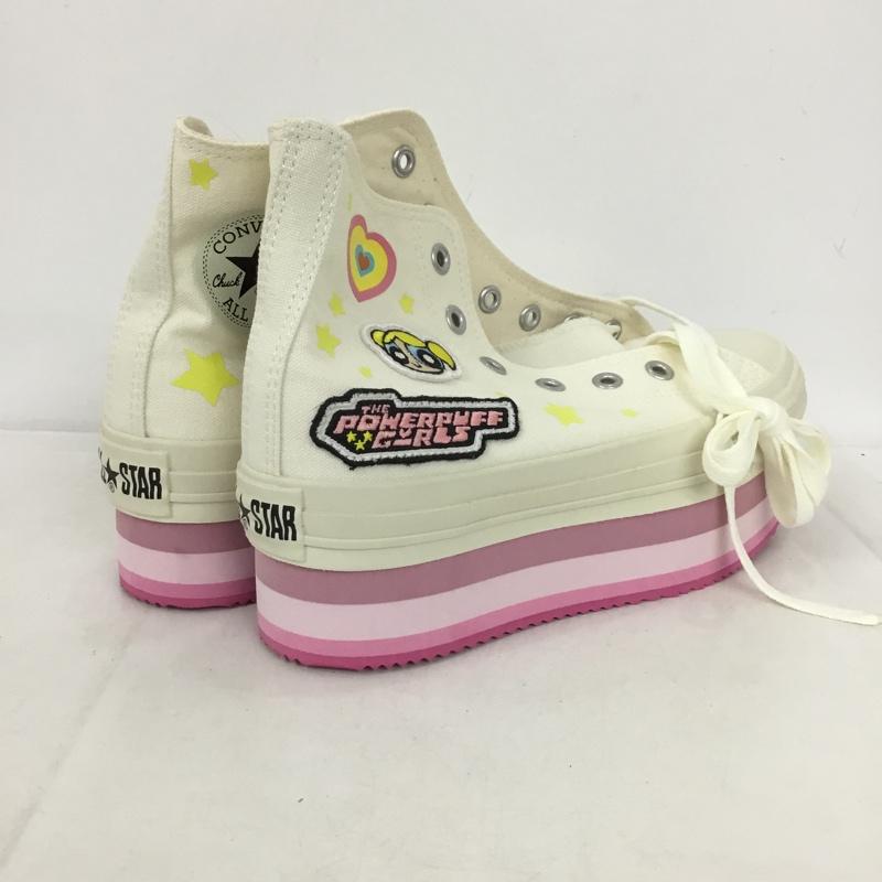 コンバース CONVERSE スニーカー スニーカー 5SE182 ALL STAR CHUNKYLINE HI パワーパフ ガールズ 厚底ソール 25cm 箱有 25.0cm キャラクター マルチカラー / マルチカラー /  レディース USED 古着 中古 10149849