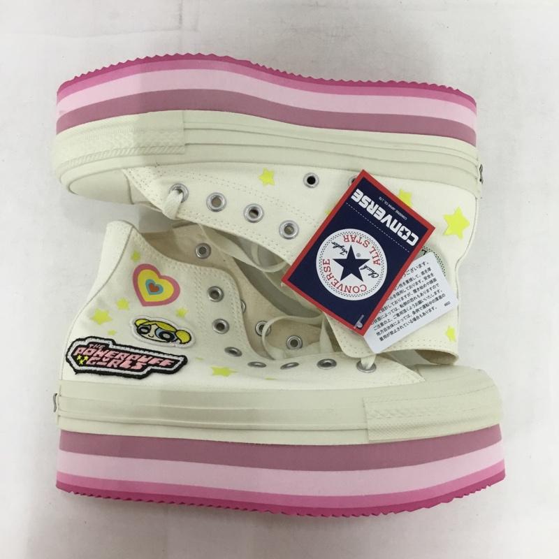 コンバース CONVERSE スニーカー スニーカー 5SE182 ALL STAR CHUNKYLINE HI パワーパフ ガールズ 厚底ソール 25cm 箱有 25.0cm キャラクター マルチカラー / マルチカラー /  レディース USED 古着 中古 10149849