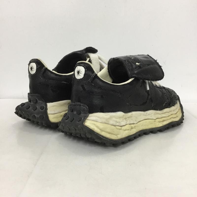 ミハラヤスヒロ MIHARAYASUHIRO スニーカー スニーカー A15FW705 SCOTT FOIL PRINTED S 42 箱有 ワンポイント 黒 / ブラック /  メンズ USED 古着 中古 10149851