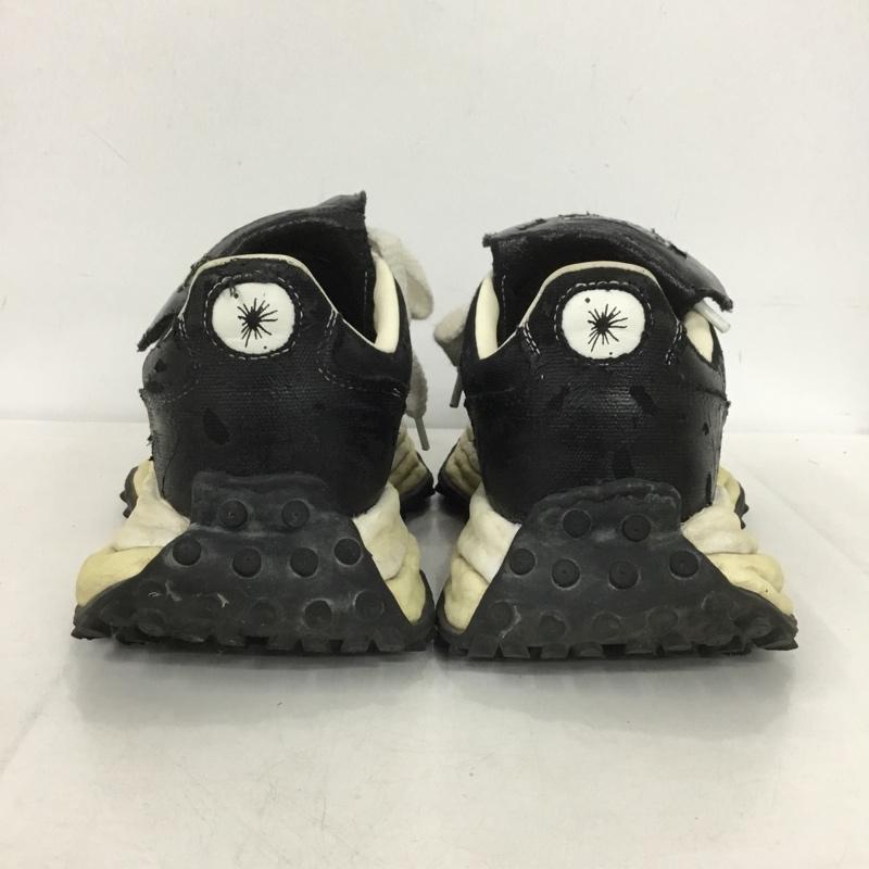 ミハラヤスヒロ MIHARAYASUHIRO スニーカー スニーカー A15FW705 SCOTT FOIL PRINTED S 42 箱有 ワンポイント 黒 / ブラック /  メンズ USED 古着 中古 10149851
