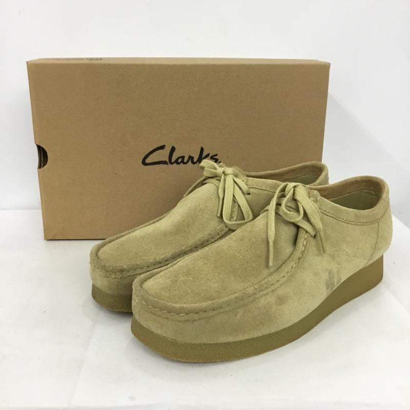 クラークス Clarks ブーツ ショートブーツ 61577391 ワラビーシューズ UK10 箱有 US：11 無地 ベージュ / ベージュ /  メンズ USED 古着 中古 10149852