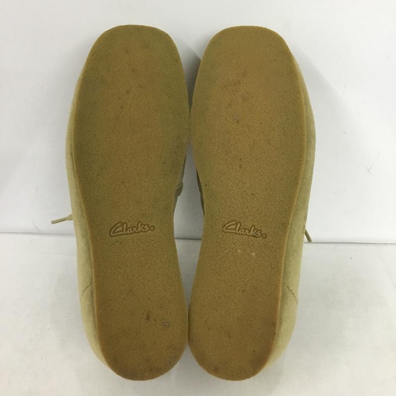 クラークス Clarks ブーツ ショートブーツ 61577391 ワラビーシューズ UK10 箱有 US：11 無地 ベージュ / ベージュ /  メンズ USED 古着 中古 10149852