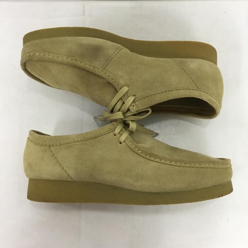 クラークス Clarks ブーツ ショートブーツ 61577391 ワラビーシューズ UK10 箱有 US：11 無地 ベージュ / ベージュ /  メンズ USED 古着 中古 10149852