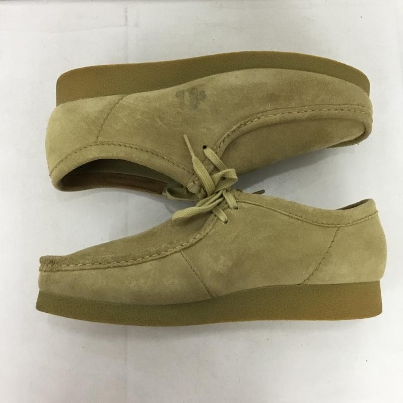 クラークス Clarks ブーツ ショートブーツ 61577391 ワラビーシューズ UK10 箱有 US：11 無地 ベージュ / ベージュ /  メンズ USED 古着 中古 10149852
