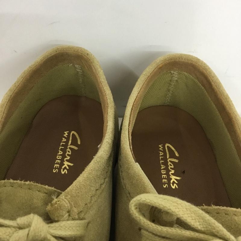 クラークス Clarks ブーツ ショートブーツ 61577391 ワラビーシューズ UK10 箱有 US：11 無地 ベージュ / ベージュ /  メンズ USED 古着 中古 10149852