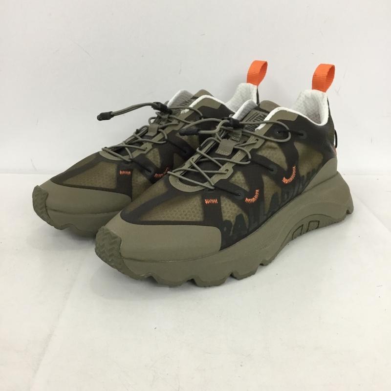 パラディウム PALLADIUM スニーカー スニーカー 09106-308-M THUNDER LITE PHANTOM UK7.5 US：8.5 ロゴ、文字 カーキ / カーキ / X 黒 / ブラック / X 橙 / オレンジ /  メンズ USED 古着 中古 10149857