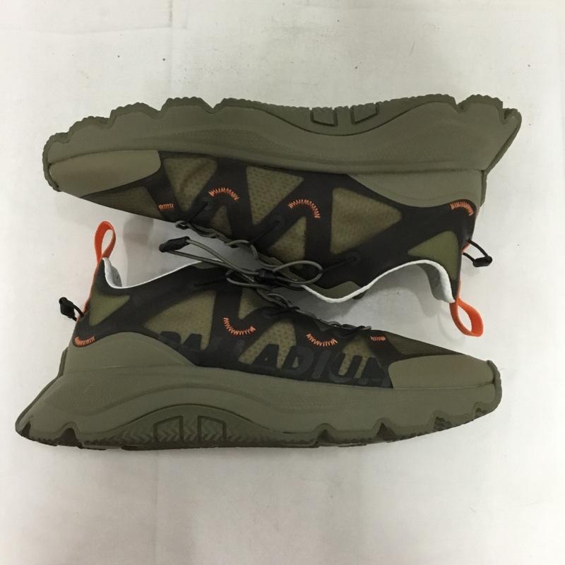 パラディウム PALLADIUM スニーカー スニーカー 09106-308-M THUNDER LITE PHANTOM UK7.5 US：8.5 ロゴ、文字 カーキ / カーキ / X 黒 / ブラック / X 橙 / オレンジ /  メンズ USED 古着 中古 10149857