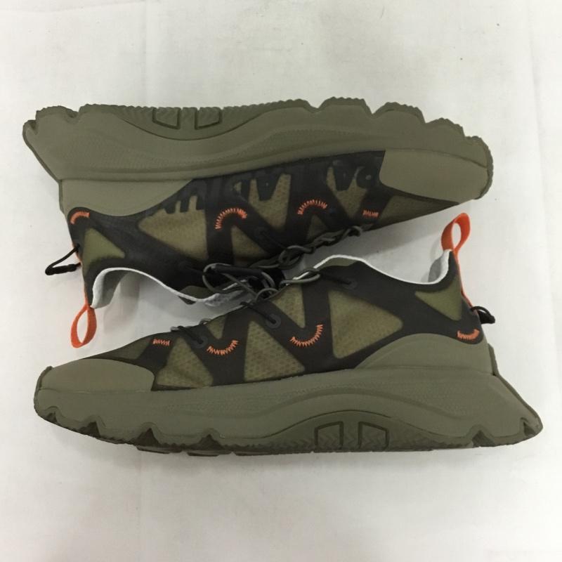パラディウム PALLADIUM スニーカー スニーカー 09106-308-M THUNDER LITE PHANTOM UK7.5 US：8.5 ロゴ、文字 カーキ / カーキ / X 黒 / ブラック / X 橙 / オレンジ /  メンズ USED 古着 中古 10149857