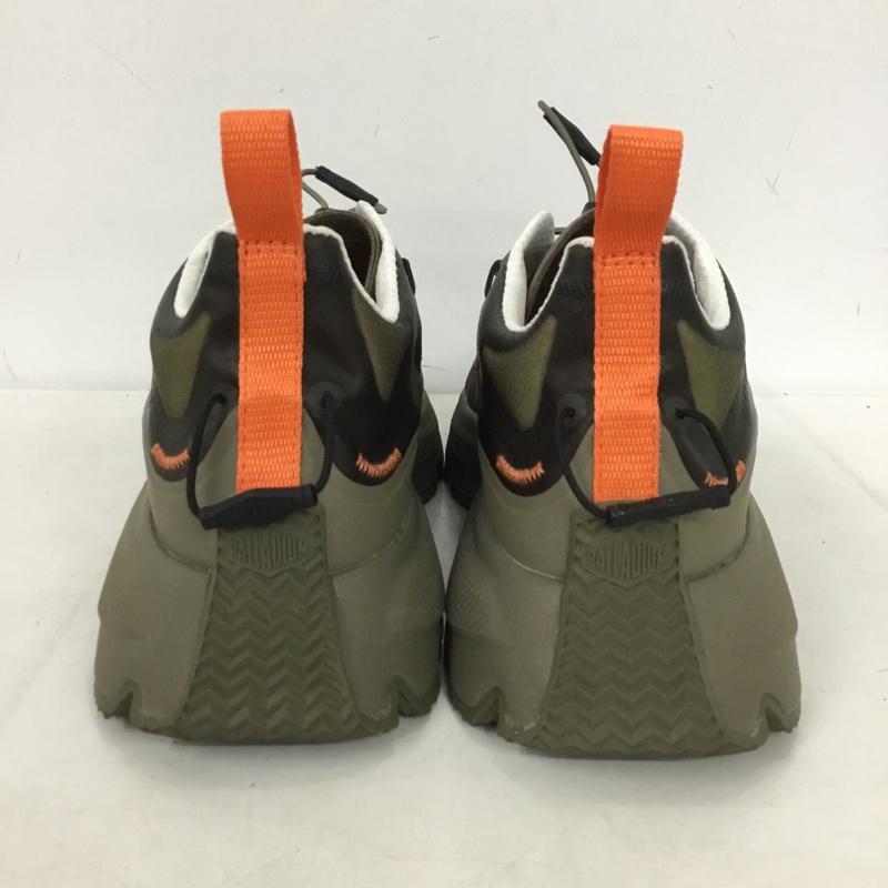 パラディウム PALLADIUM スニーカー スニーカー 09106-308-M THUNDER LITE PHANTOM UK7.5 US：8.5 ロゴ、文字 カーキ / カーキ / X 黒 / ブラック / X 橙 / オレンジ /  メンズ USED 古着 中古 10149857