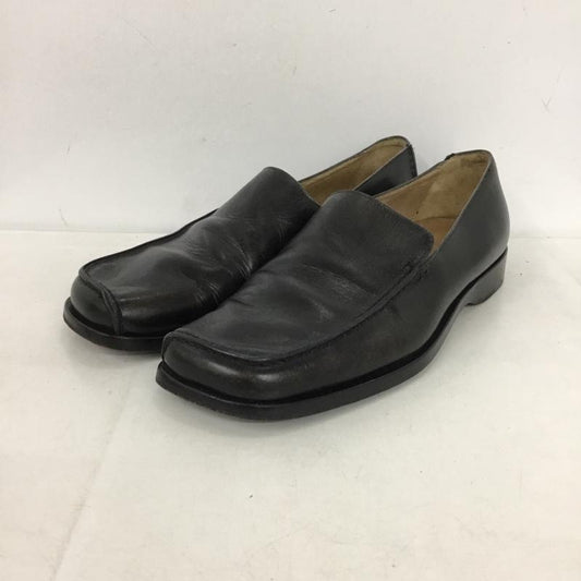 エルメス HERMES ローファー ローファー スクエアトゥ モカシン 42 無地 黒 / ブラック /  メンズ USED 古着 中古 10149858