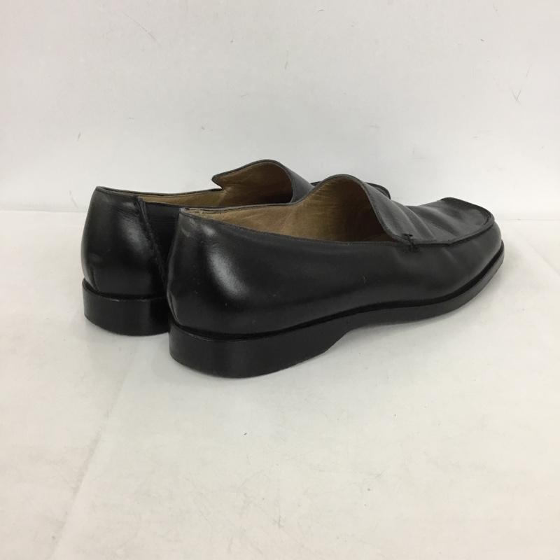エルメス HERMES ローファー ローファー スクエアトゥ モカシン 42 無地 黒 / ブラック /  メンズ USED 古着 中古 10149858