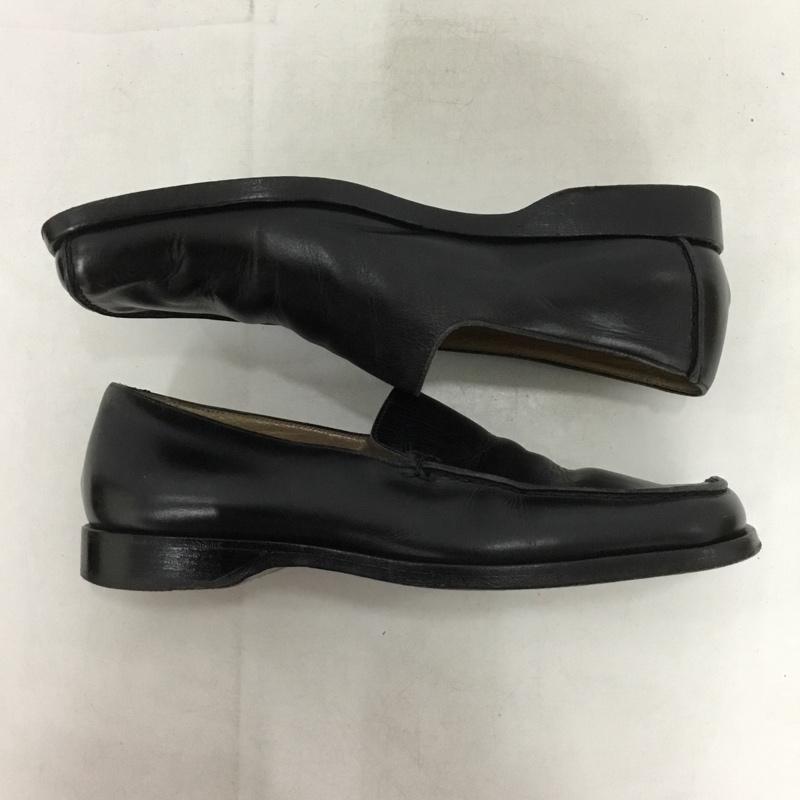 エルメス HERMES ローファー ローファー スクエアトゥ モカシン 42 無地 黒 / ブラック /  メンズ USED 古着 中古 10149858