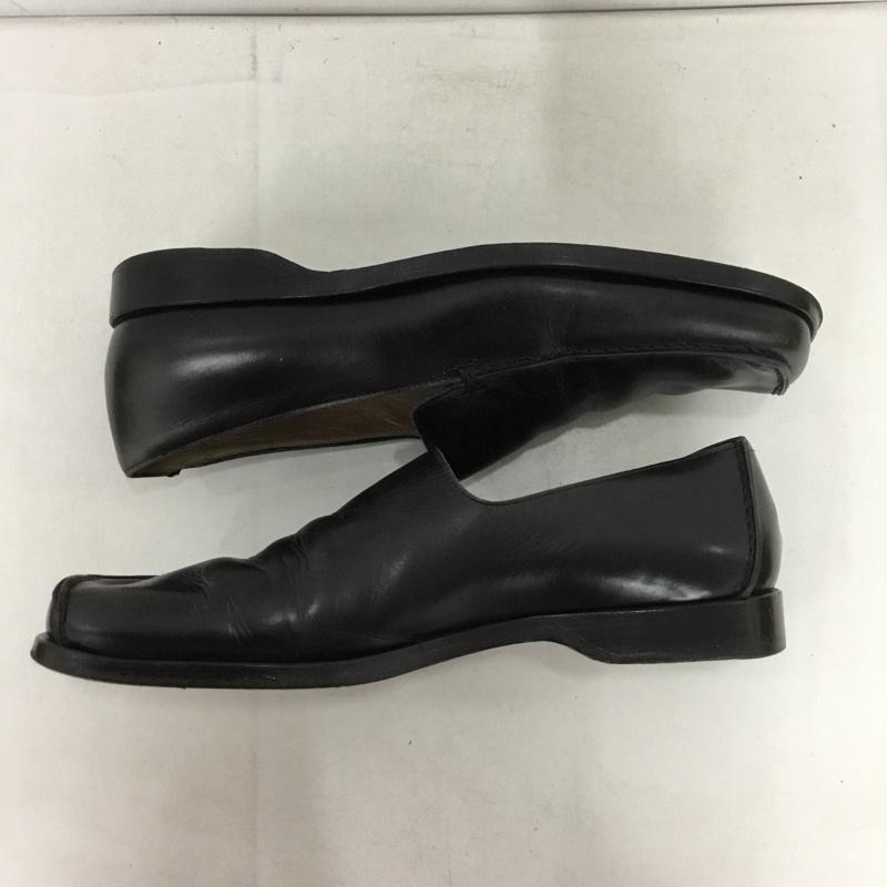 エルメス HERMES ローファー ローファー スクエアトゥ モカシン 42 無地 黒 / ブラック /  メンズ USED 古着 中古 10149858