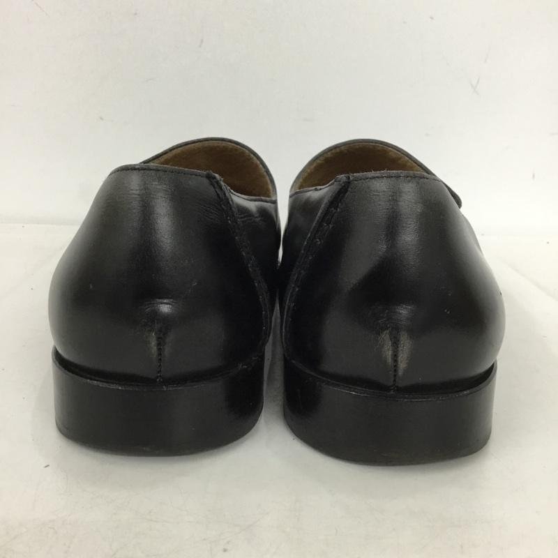 エルメス HERMES ローファー ローファー スクエアトゥ モカシン 42 無地 黒 / ブラック /  メンズ USED 古着 中古 10149858